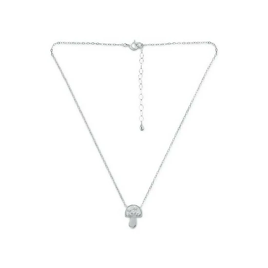 Coupon 🧨 Giani Bernini Cubic Zirconia Mushroom Pendant Necklace In Sterling Silver, 16 + 2 Extender, Created For Macy's 🧨 3 Coupon 🧨 Giani Bernini Cubic Zirconia Mushroom Pendant Necklace In Sterling Silver, 16 + 2 Extender, Created For Macy's 🧨 - Image 3