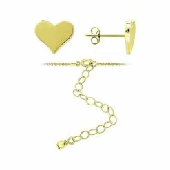Discount 🎉 Giani Bernini 2-Pc. Set Polished Heart Pendant Necklace & Matching Stud Earrings, Created For Macy's Gold Over Silver ❤️ 7 Discount 🎉 Giani Bernini 2-Pc. Set Polished Heart Pendant Necklace & Matching Stud Earrings, Created For Macy's Gold Over Silver ❤️ -Giani Bernini Shop unnamed file 1745