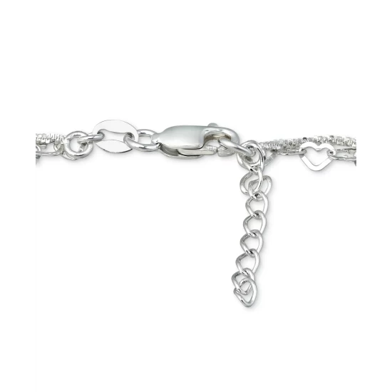Brand new ๐ฏ Giani Bernini Double Row Heart Ankle Bracelet In 18k Gold-Plated Sterling Silver & Sterling Silver, Created For Macy's โ๏ธ 5 Brand new ๐ฏ Giani Bernini Double Row Heart Ankle Bracelet In 18k Gold-Plated Sterling Silver & Sterling Silver, Created For Macy's โ๏ธ - Image 5