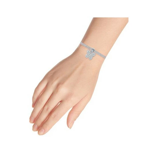 Best Sale 🤩 Giani Bernini Cubic Zirconia Butterfly Charm Bismark Chain Bracelet, Created For Macy's White 🥰 2 Best Sale 🤩 Giani Bernini Cubic Zirconia Butterfly Charm Bismark Chain Bracelet, Created For Macy's White 🥰 - Image 2