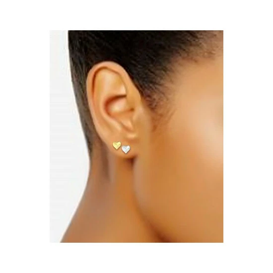 Deals ๐ Giani Bernini 2-Pc. Set Textured Heart Stud Earrings In Sterling Silver & 18k Gold-Plate, Created For Macy's Gold Over Silver ๐ 2 Deals ๐ Giani Bernini 2-Pc. Set Textured Heart Stud Earrings In Sterling Silver & 18k Gold-Plate, Created For Macy's Gold Over Silver ๐ - Image 2