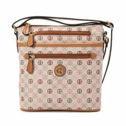 Best deal ⌛ Giani Bernini Tonal Signature Crossbody, Created For Macy's Tan Multi 🎉