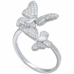 Hot Sale 😀 Giani Bernini Cubic Zirconia Pave Butterfly Ring In Sterling Silver 🛒 -Giani Bernini Shop unnamed file 1793