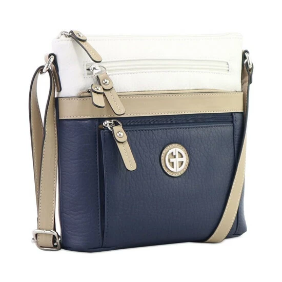 Best Sale โค๏ธ Giani Bernini Colorblock Pebble Crossbody, Created For Macy's White/oatmeal/navy ๐ฅ 5 Best Sale โค๏ธ Giani Bernini Colorblock Pebble Crossbody, Created For Macy's White/oatmeal/navy ๐ฅ - Image 5