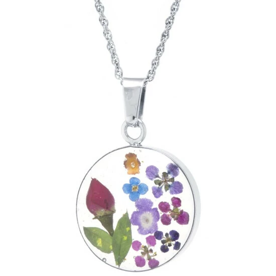 Brand new 🌟 Giani Bernini Medium Round Dried Flower Medal Pendant With 18 Chain In Sterling Silver. Available In Multi Or Blue Multi ⭐ 1 Brand new 🌟 Giani Bernini Medium Round Dried Flower Medal Pendant With 18 Chain In Sterling Silver. Available In Multi Or Blue Multi ⭐