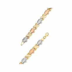 Coupon 🧨 Giani Bernini Hearts & Kisses 17 Statement Necklace In 18k Tricolor Gold-Plated Sterling Silver, Created For Macy's (Also In Gold Over Silver And Sterling Silver) ❤️ -Giani Bernini Shop unnamed file 1822