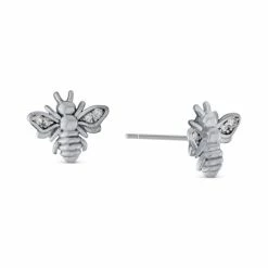 Hot Sale 🤩 Giani Bernini Cubic Zirconia (1/8 Ct. T.w.) Bumble Bee Stud Earrings In Sterling Silver 🥰