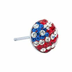 Cheapest 🌟 Giani Bernini Cubic Zirconia Red, White, & Blue Stud Earrings In Sterling Silver, Created For Macy's 🛒 -Giani Bernini Shop unnamed file 1849