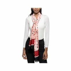 Outlet ✨ Giani Bernini 👩 Women's Confetti Hearts Oblong Scarf Pink ❤️ -Giani Bernini Shop unnamed file 1880