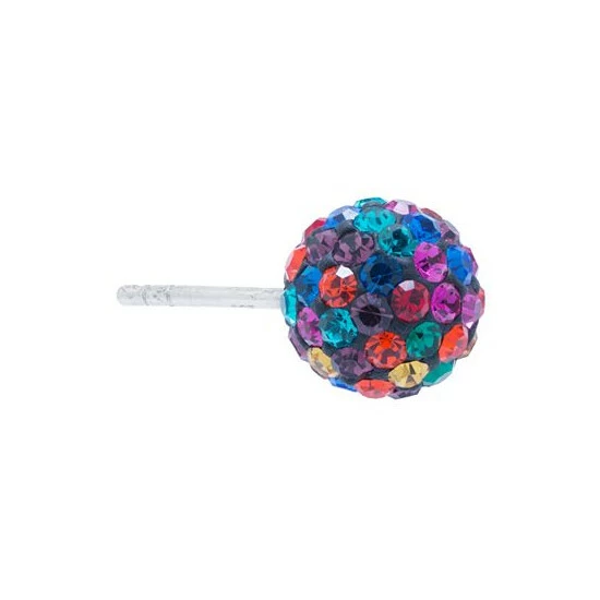 Promo โ Giani Bernini Crystal 8mm Pave Earrings In Sterling Silver. Available In Clear, Blue, Light Blue Or Multi ๐ 2 Promo โ Giani Bernini Crystal 8mm Pave Earrings In Sterling Silver. Available In Clear, Blue, Light Blue Or Multi ๐ - Image 2