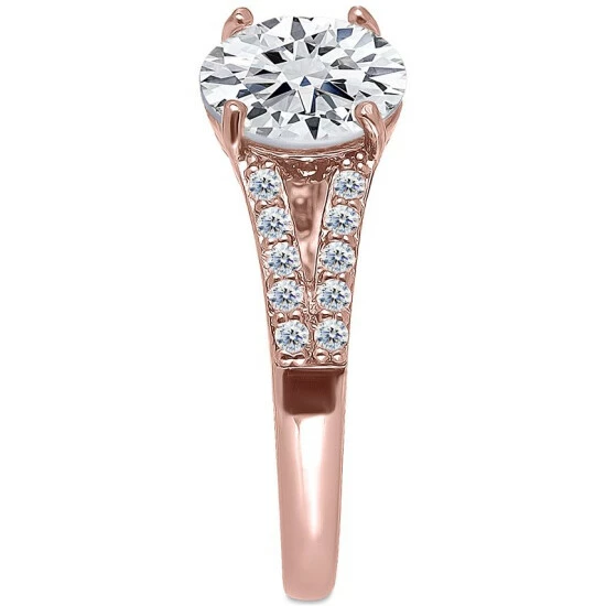 Hot Sale ๐ Giani Bernini Solitaire Cubic Zirconia Center Stone Pave Ring, Created For Macy's Rose Gold ๐ 4 Hot Sale ๐ Giani Bernini Solitaire Cubic Zirconia Center Stone Pave Ring, Created For Macy's Rose Gold ๐ - Image 4