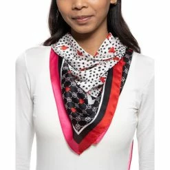 Flash Sale 👏 Giani Bernini 👩 Women's Mixed-Heart-Print Square Scarf Black Multi 👍 -Giani Bernini Shop unnamed file 1907