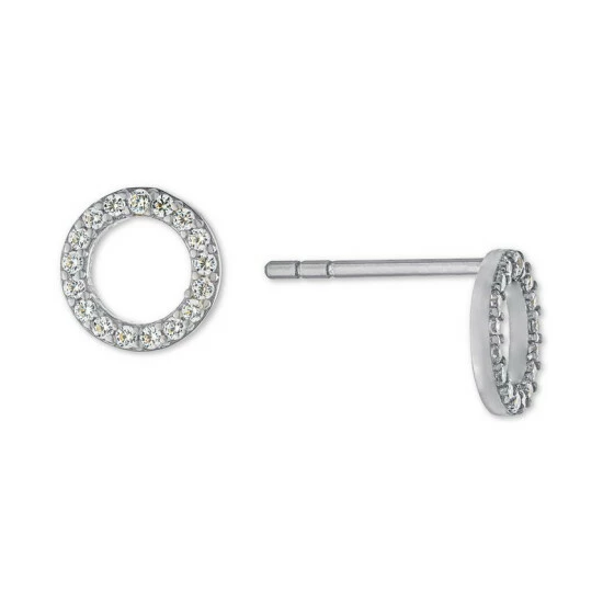 Wholesale โ๏ธ Giani Bernini Cubic Zirconia Circle Stud Earrings In Sterling Silver, Created For Macy's ๐ 1 Wholesale โ๏ธ Giani Bernini Cubic Zirconia Circle Stud Earrings In Sterling Silver, Created For Macy's ๐