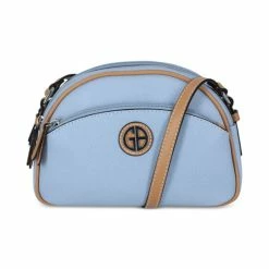 Deals ๐ Giani Bernini Saffiano Dome Crossbody, Created For Macy's Chambray โ๏ธ