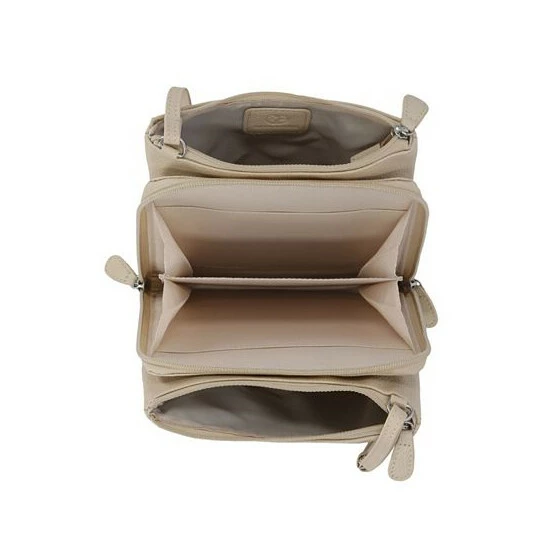 Buy ๐ Giani Bernini Triple-Zip Pebble Leather Dasher Crossbody, Created For Macy's Ivory โจ 3 Buy ๐ Giani Bernini Triple-Zip Pebble Leather Dasher Crossbody, Created For Macy's Ivory โจ - Image 3