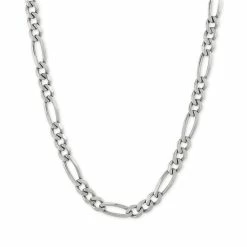Top 10 🎉 Giani Bernini Figaro 22 Chain Necklace In Sterling Silver 😍