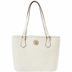 Promo 👏 Giani Bernini Debossed Signature Tote, Created For Macy's White ✨