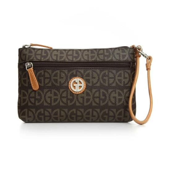 Flash Sale ๐ Giani Bernini Block Signature Wristlet, Created For Macy's Brown/british Tan/silver ๐ 1 Flash Sale ๐ Giani Bernini Block Signature Wristlet, Created For Macy's Brown/british Tan/silver ๐