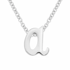 New 🔥 Giani Bernini Lower Case Initial Pendant In Sterling Silver 🎁