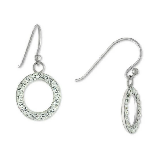 Best deal โจ Giani Bernini Crystal Circle Drop Earrings In Sterling Silver, Created For Macy's ๐ 1 Best deal โจ Giani Bernini Crystal Circle Drop Earrings In Sterling Silver, Created For Macy's ๐