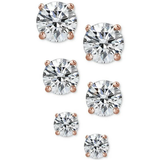 Promo ๐ฅ Giani Bernini 3-Pc. Cubic Zirconia Sterling Silver Stud Earrings In 18k Rose Gold-Plated, 18k Gold-Plated And Sterling Silver, Created For Macy's ๐ฅฐ 1 Promo ๐ฅ Giani Bernini 3-Pc. Cubic Zirconia Sterling Silver Stud Earrings In 18k Rose Gold-Plated, 18k Gold-Plated And Sterling Silver, Created For Macy's ๐ฅฐ