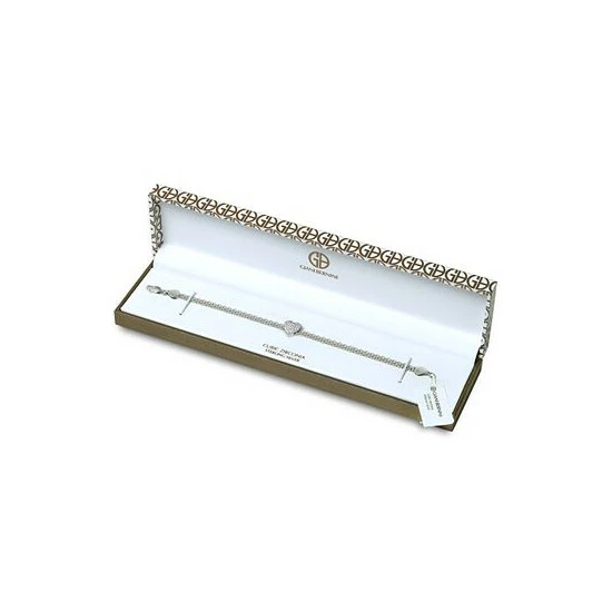 Coupon 😍 Giani Bernini Cubic Zirconia Heart Bismark Chain Bracelet, Created For Macy's White 🥰 2 Coupon 😍 Giani Bernini Cubic Zirconia Heart Bismark Chain Bracelet, Created For Macy's White 🥰 - Image 2