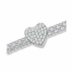 Coupon 😍 Giani Bernini Cubic Zirconia Heart Bismark Chain Bracelet, Created For Macy's White 🥰 10 Coupon 😍 Giani Bernini Cubic Zirconia Heart Bismark Chain Bracelet, Created For Macy's White 🥰 -Giani Bernini Shop unnamed file 2145