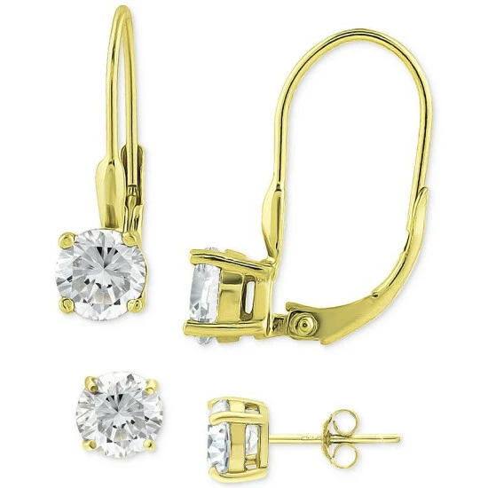 Cheapest ๐ Giani Bernini Cubic Zirconia Solitaire Leverback & Stud Earrings In 18k Gold-Plated Sterling Silver, Created For Macy's Gold Over Silver ๐ฏ 1 Cheapest ๐ Giani Bernini Cubic Zirconia Solitaire Leverback & Stud Earrings In 18k Gold-Plated Sterling Silver, Created For Macy's Gold Over Silver ๐ฏ