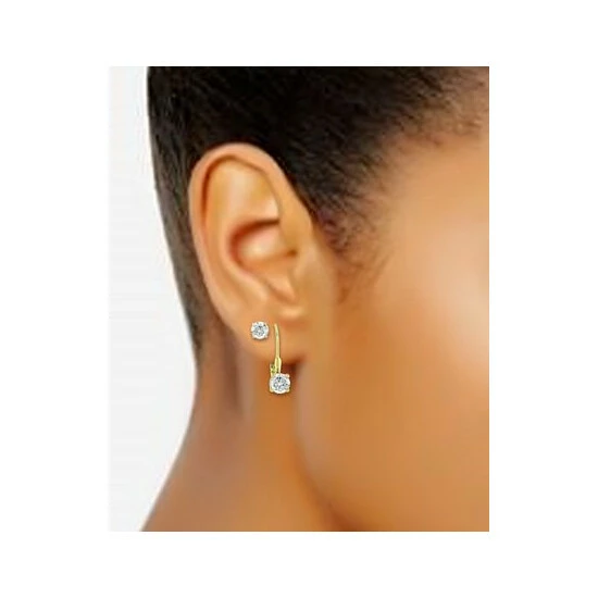 Cheapest ๐ Giani Bernini Cubic Zirconia Solitaire Leverback & Stud Earrings In 18k Gold-Plated Sterling Silver, Created For Macy's Gold Over Silver ๐ฏ 2 Cheapest ๐ Giani Bernini Cubic Zirconia Solitaire Leverback & Stud Earrings In 18k Gold-Plated Sterling Silver, Created For Macy's Gold Over Silver ๐ฏ - Image 2