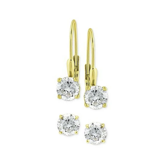 Cheapest ๐ Giani Bernini Cubic Zirconia Solitaire Leverback & Stud Earrings In 18k Gold-Plated Sterling Silver, Created For Macy's Gold Over Silver ๐ฏ 3 Cheapest ๐ Giani Bernini Cubic Zirconia Solitaire Leverback & Stud Earrings In 18k Gold-Plated Sterling Silver, Created For Macy's Gold Over Silver ๐ฏ - Image 3