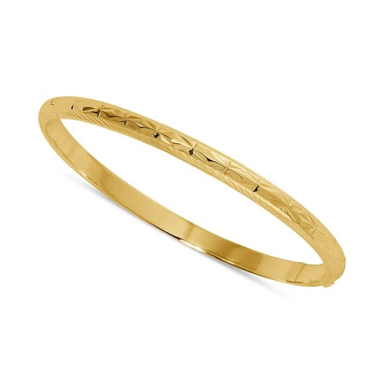 New ๐ Giani Bernini Patterned Bangle Bracelet, Created For Macy's Gold Over Silver ๐ 1 New ๐ Giani Bernini Patterned Bangle Bracelet, Created For Macy's Gold Over Silver ๐