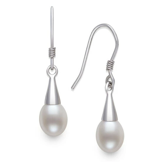 Promo ๐งจ Giani Bernini Cultured Freshwater Pearl (6mm) Drop Earrings In Sterling Silver, Created For Macy's ๐ฅ 1 Promo ๐งจ Giani Bernini Cultured Freshwater Pearl (6mm) Drop Earrings In Sterling Silver, Created For Macy's ๐ฅ