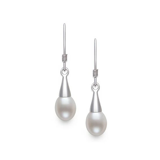 Promo ๐งจ Giani Bernini Cultured Freshwater Pearl (6mm) Drop Earrings In Sterling Silver, Created For Macy's ๐ฅ 3 Promo ๐งจ Giani Bernini Cultured Freshwater Pearl (6mm) Drop Earrings In Sterling Silver, Created For Macy's ๐ฅ - Image 3