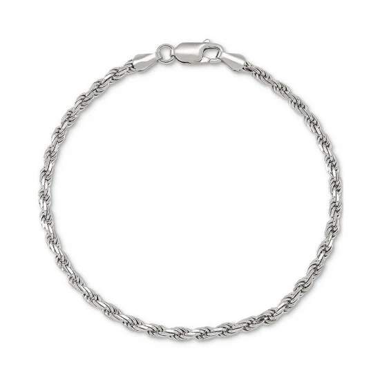Buy ๐ Giani Bernini Rope Link Chain Bracelet In Sterling Silver, Created For Macy's ๐ 1 Buy ๐ Giani Bernini Rope Link Chain Bracelet In Sterling Silver, Created For Macy's ๐