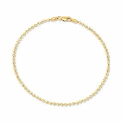 Budget 🛒 Giani Bernini Beaded Link Ankle Bracelet In 18k Gold-Plated Sterling Silver, Created For Macy's Gold Over Silver 🎉