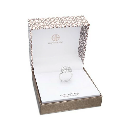 Outlet 👍 Giani Bernini Cubic Zirconia Princess Flower Statement Ring In Sterling Silver, Created For Macy's ✨ 3 Outlet 👍 Giani Bernini Cubic Zirconia Princess Flower Statement Ring In Sterling Silver, Created For Macy's ✨ - Image 3