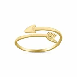 Outlet 😉 Giani Bernini Arrow Bypass Ring, Created For Macy's Gold Over Silver ✔️ -Giani Bernini Shop unnamed file 2235
