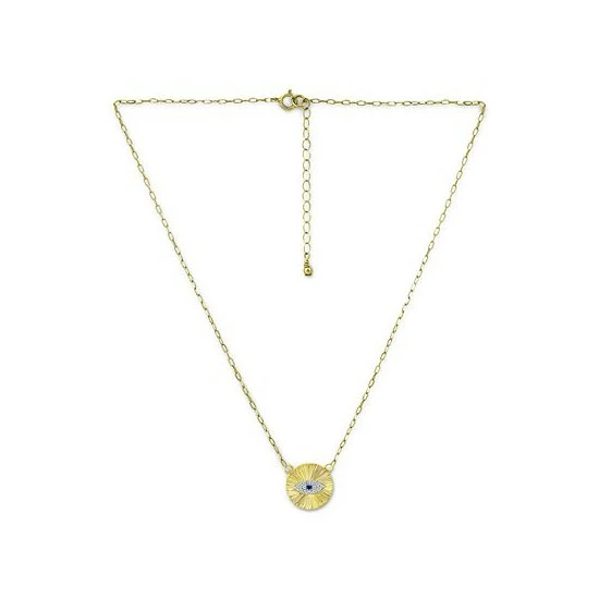 Promo 💯 Giani Bernini Lab-Created Blue Sapphire & Cubic Zirconia Evil Eye Disc Pendant Necklace, 16 + 2 Extender, Created For Macy's Sterling Silver 😉 3 Promo 💯 Giani Bernini Lab-Created Blue Sapphire & Cubic Zirconia Evil Eye Disc Pendant Necklace, 16 + 2 Extender, Created For Macy's Sterling Silver 😉 - Image 3
