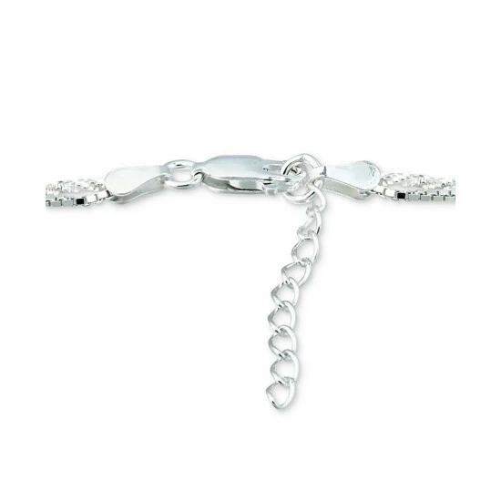 Cheap โจ Giani Bernini Double Row Ankle Bracelet, Created For Macy's Silver ๐ 4 Cheap โจ Giani Bernini Double Row Ankle Bracelet, Created For Macy's Silver ๐ - Image 4