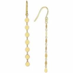 Cheapest ๐ฅ Giani Bernini Dangle Disc Drop Earrings, Created For Macy's Gold Over Silver ๐