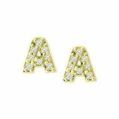 Discount ✔️ Giani Bernini Cubic Zirconia Initial Stud Earrings, Created For Macy's Sterling Silver A 🔔 26 Discount ✔️ Giani Bernini Cubic Zirconia Initial Stud Earrings, Created For Macy's Sterling Silver A 🔔 -Giani Bernini Shop unnamed file 2335