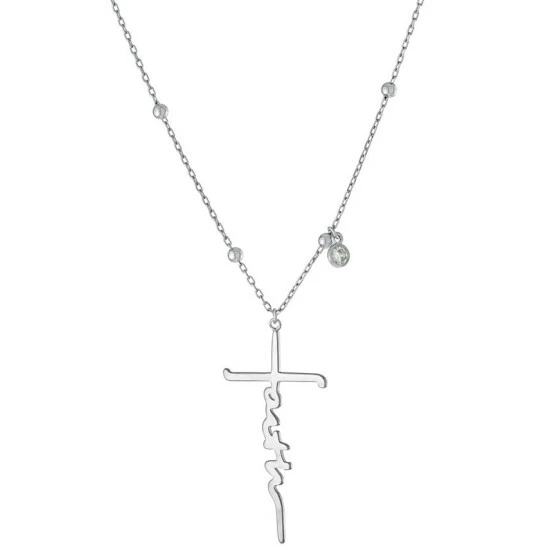 Buy ๐ Giani Bernini Cubic Zirconia Faith Cross Pendant Necklace In Sterling Silver, 16 + 2 Extender, Created For Macy's โญ 1 Buy ๐ Giani Bernini Cubic Zirconia Faith Cross Pendant Necklace In Sterling Silver, 16 + 2 Extender, Created For Macy's โญ