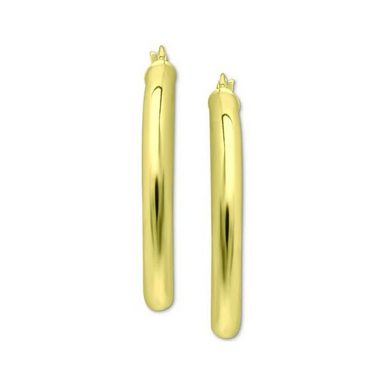 Buy ๐ Giani Bernini Polished Hoop Earrings, Created For Macy's Gold Over Silver ๐ 3 Buy ๐ Giani Bernini Polished Hoop Earrings, Created For Macy's Gold Over Silver ๐ - Image 3