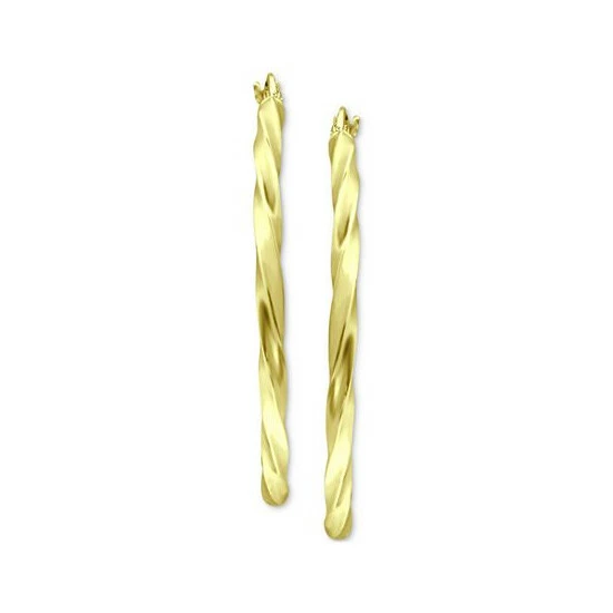 Discount ๐ Giani Bernini Twist Hoop Earrings In 18k Gold-Plated Sterling Silver, Created For Macy's Gold Over Silver ๐ 3 Discount ๐ Giani Bernini Twist Hoop Earrings In 18k Gold-Plated Sterling Silver, Created For Macy's Gold Over Silver ๐ - Image 3