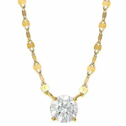 Wholesale 🥰 Giani Bernini Cubic Zirconia Solitaire 18 Pendant Necklace In 18k Gold-Plated Sterling Silver, Created For Macy's ✔️