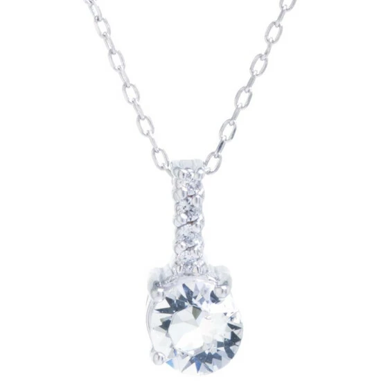 Best Pirce 🌟 Giani Bernini Fine Crystal Round Halo Pendant With 18 Chain In Sterling Silver Clear 🎉 1 Best Pirce 🌟 Giani Bernini Fine Crystal Round Halo Pendant With 18 Chain In Sterling Silver Clear 🎉