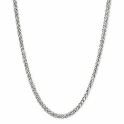 Flash Sale 🎁 Giani Bernini Wheat Link 24 Chain Necklace In Sterling Silver ⌛