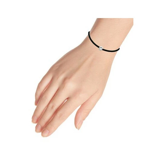 Buy 🛒 Giani Bernini Cubic Zirconia Bezel Cord Ankle Bracelet In Sterling Silver, Created For Macys Teal 😉 2 Buy 🛒 Giani Bernini Cubic Zirconia Bezel Cord Ankle Bracelet In Sterling Silver, Created For Macys Teal 😉 - Image 2