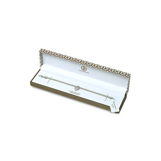 Best deal ๐ Giani Bernini Cubic Zirconia Heart Charm Bismark Chain Bracelet, Created For Macy's White โ 2 Best deal ๐ Giani Bernini Cubic Zirconia Heart Charm Bismark Chain Bracelet, Created For Macy's White โ - Image 2