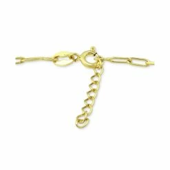 New ✨ Giani Bernini Paperclip Link Ankle Bracelet In Sterling Silver And 18k Over Silver, Created For Macy's ✔️ -Giani Bernini Shop unnamed file 2513